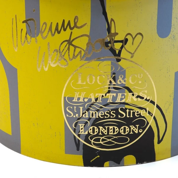 ヴィヴィアンウエストウッドVivienne Westwood×James Lock & Co HATTERS フェルトリボンハット 青59 K-119146_013