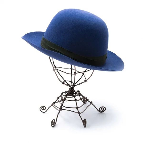 ヴィヴィアンウエストウッドVivienne Westwood×James Lock & Co HATTERS フェルトリボンハット 青59 K-119146_006