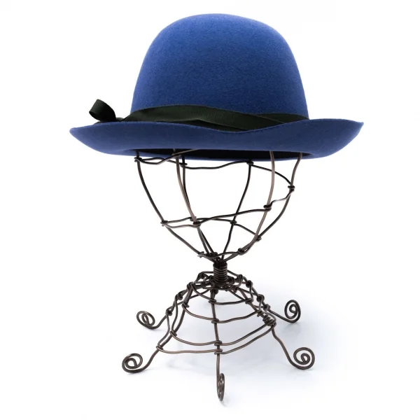 ヴィヴィアンウエストウッドVivienne Westwood×James Lock & Co HATTERS フェルトリボンハット 青59 K-119146_007