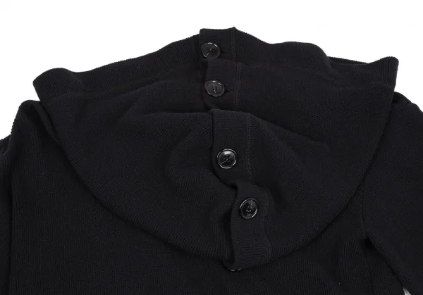 ズッカzucca フーディーニットジャケット 濃紺M K-119149_011