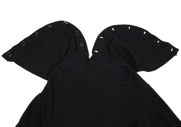 ズッカzucca フーディーニットジャケット 濃紺M K-119149_012