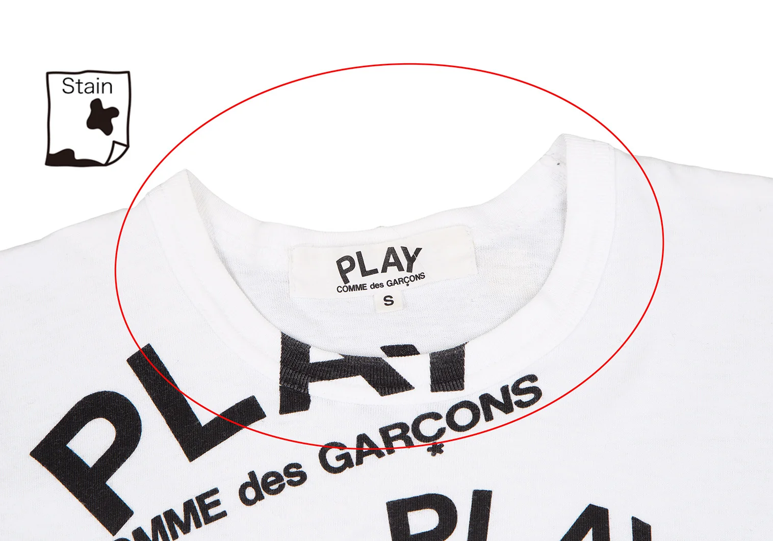 COMME des GARÇONS プリントTシャツ XS ホワイト Comme Des Garçons Homme logo-print T-shirt | White | FARFETCH