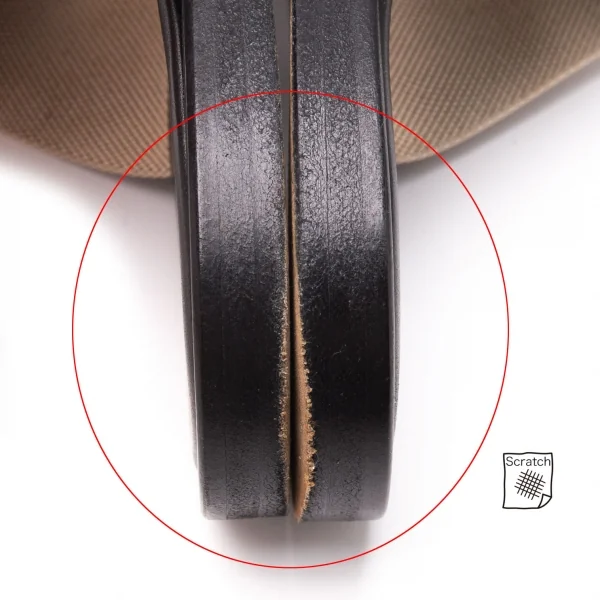 エルメスHERMES トワルアッシュトングサンダル 黒オフ36(23cm位) K-119158_010