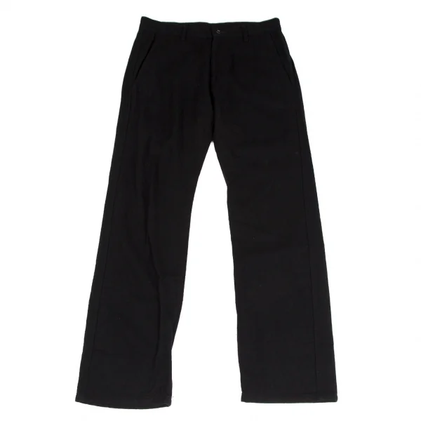 COMME des GARCONS HOMME Wool Felt Pants Black S K-119167_001