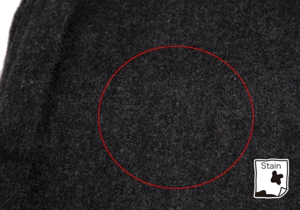 トリココムデギャルソンtricot COMME des GARCONSウールダブルベルトパンツ チャコールM K-119175_003