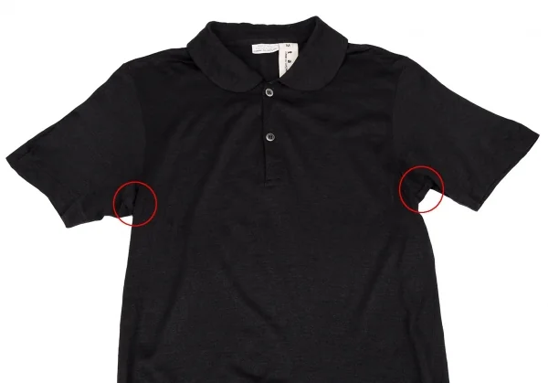 COMME des GARCONS Stretch Silk Polo Shirt K-119176_003