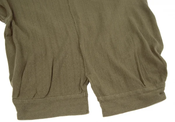 ジュンヤワタナベ コムデギャルソンJUNYA WATANABE COMME des GARCONS 針抜きストライプ裁ち切りノースリーブ カーキM位 K-119182_006