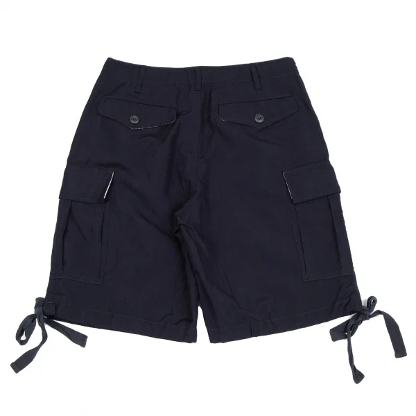 ジュンヤワタナベ コムデギャルソンJUNYA WATANABE COMME des GARCONS ウールリネンカーゴハーフパンツ 紺S K-119187_010