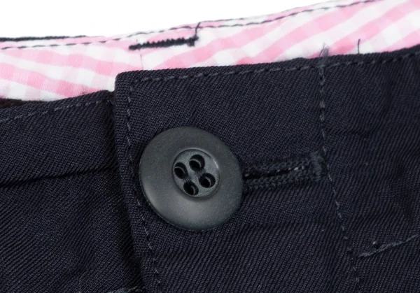 ジュンヤワタナベ コムデギャルソンJUNYA WATANABE COMME des GARCONS ウールリネンカーゴハーフパンツ 紺S K-119187_003