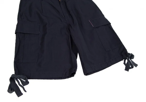ジュンヤワタナベ コムデギャルソンJUNYA WATANABE COMME des GARCONS ウールリネンカーゴハーフパンツ 紺S K-119187_006