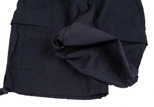 ジュンヤワタナベ コムデギャルソンJUNYA WATANABE COMME des GARCONS ウールリネンカーゴハーフパンツ 紺S K-119187_009