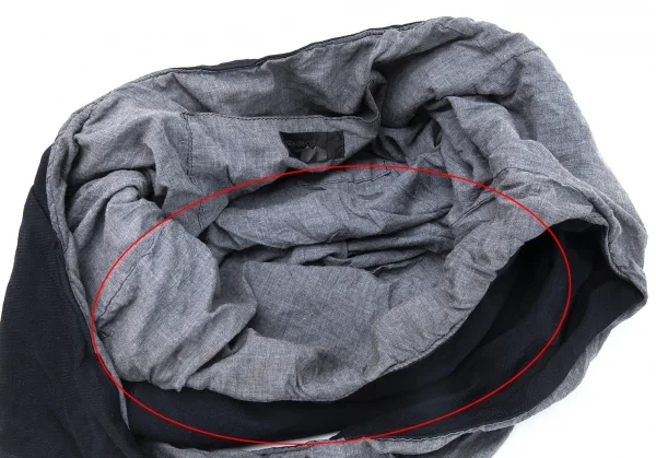 ローブドシャンブル コムデギャルソンrobe de chambre COMME des GARCONS 製品染めエステルショルダーバッグ 紺 K-119195_012