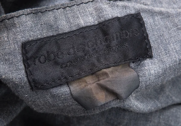 ローブドシャンブル コムデギャルソンrobe de chambre COMME des GARCONS 製品染めエステルショルダーバッグ 紺 K-119195_015