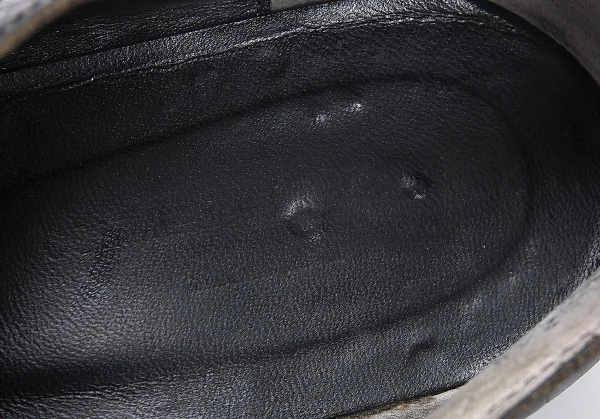 コムデギャルソンCOMME des GARCONS クロコダイルエンボスラウンドトゥシューズ 黒24.5 K-119197_017