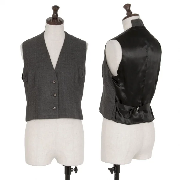 Unbranded Wool Vest Charcoal M K-119238_001