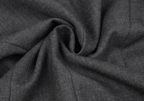 フセインチャラヤンHussein Chalayan ウールビッグラペル2Bジャケット チャコールS K-119239_016