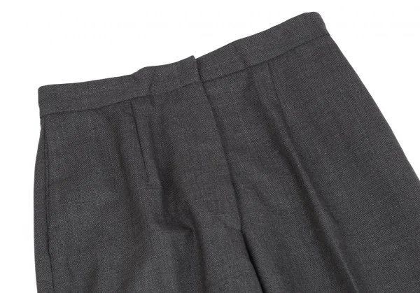 フセインチャラヤンHussein Chalayan ウールストレートパンツ チャコールS K-119240_002