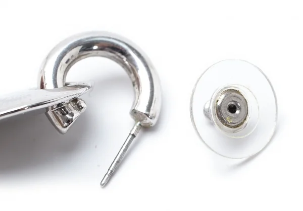 ジバンシィGIVENCHY リングプレートピアス シルバー K-119251_004