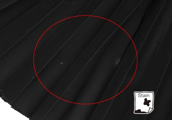 トリココムデギャルソンtricot COMME des GARCONS ウールポリアコーディオンプリーツスカート 黒S K-119252_012