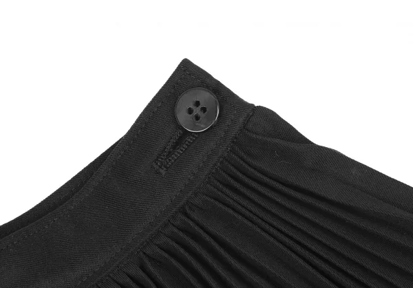 トリココムデギャルソンtricot COMME des GARCONS ウールポリアコーディオンプリーツスカート 黒S K-119252_004