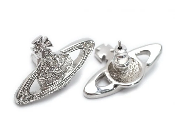 ヴィヴィアンウエストウッドVivienne Westwood ミニバスレリーフピアス シルバー K-119265_002