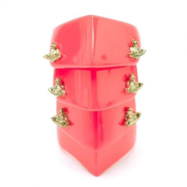 ヴィヴィアンウエストウッドVivienne Westwood レジンアーマーリング ピンクM K-119266_002