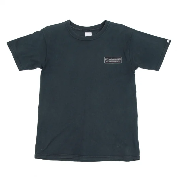 ナンバーナイン NUMBER(N)INE エクストラヘヴィ期 メカニックプリントTシャツ 紺3 K-119267_001