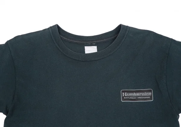 ナンバーナイン NUMBER(N)INE エクストラヘヴィ期 メカニックプリントTシャツ 紺3 K-119267_002