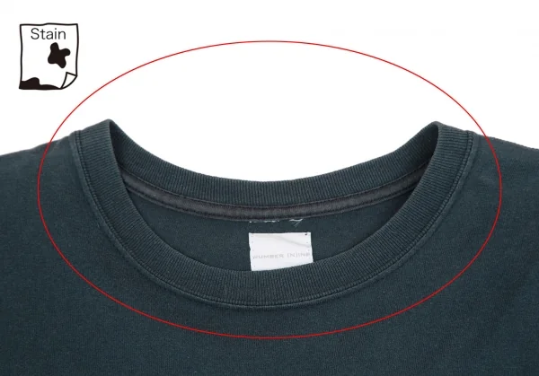 ナンバーナイン NUMBER(N)INE エクストラヘヴィ期 メカニックプリントTシャツ 紺3 K-119267_003