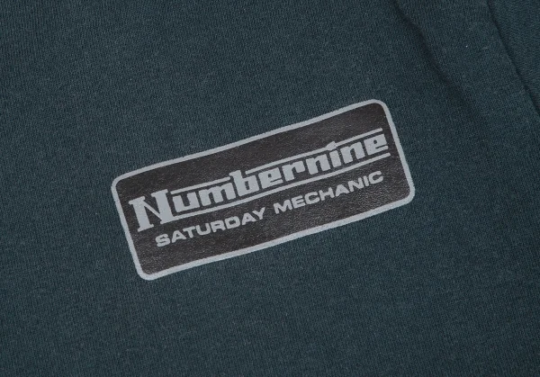 ナンバーナイン NUMBER(N)INE エクストラヘヴィ期 メカニックプリントTシャツ 紺3 K-119267_004