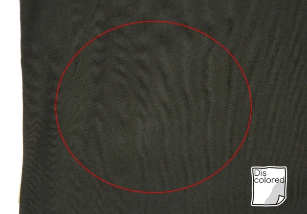 コムデギャルソン オムCOMME des GARCONS HOMME パッチクロスダブルステッチTシャツ 深緑M位 K-119268_010