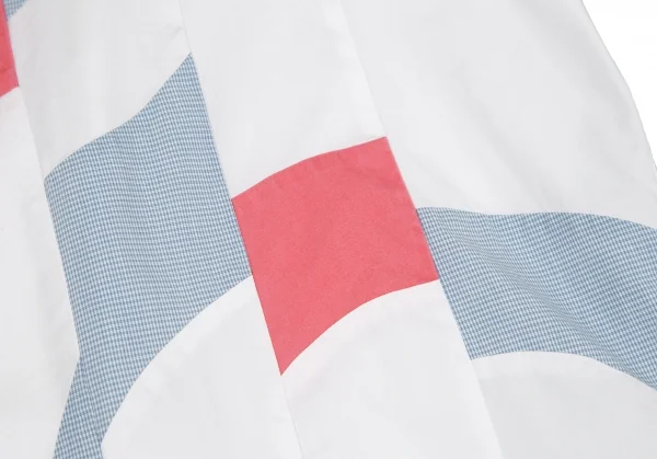 コムデギャルソン オムCOMME des GARCONS HOMME 切替デザインオープンカラー半袖シャツ 白M位 K-119269_012