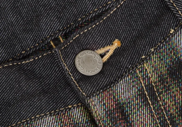 COMME des GARCONS HOMME Front Check Switching Jeans K-119270_003