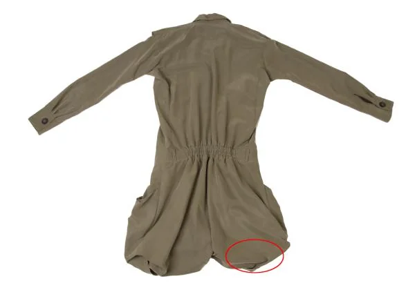 ヴィヴィアンウエストウッド アングロマニアVivienne Westwood ANGLOMANIA ショルダーポケットシャツコンビネゾン カーキ38 K-119273_015