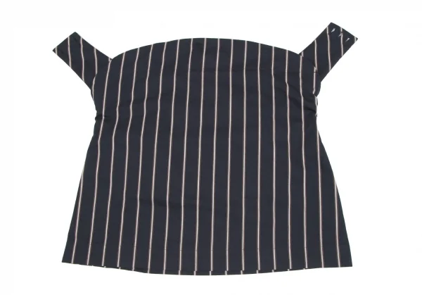 ヴィヴィアンウエストウッド アングロマニアVivienne Westwood ANGLOMANIA バックベルトデザインストライプスカート 紺38 K-119276_010