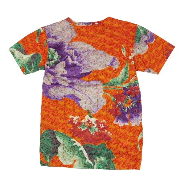 ヴィヴィアンウエストウッド レッドレーベルVivienne Westwood Red Label オーブ総柄プリントセットアップ オレンジ他01・00 K-119286_007