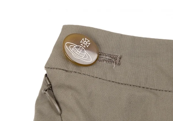 ヴィヴィアンウエストウッド レッドレーベルVivienne Westwood Red Label アルファベットプリント変形切替スカート カーキベージュ2 K-119288_005