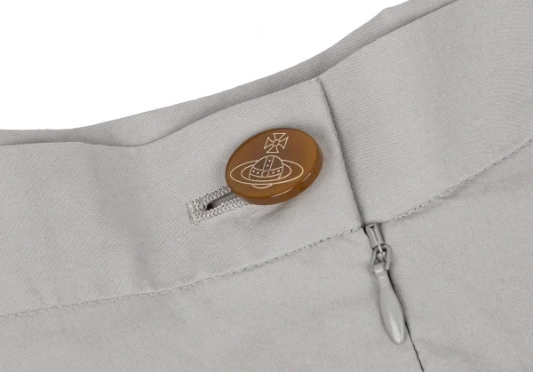 ヴィヴィアンウエストウッド レッドレーベルVivienne Westwood Red Label ギャザー切替デザインスカート ライトグレー2 K-119293_010