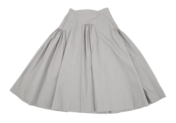 ヴィヴィアンウエストウッド レッドレーベルVivienne Westwood Red Label ギャザー切替デザインスカート ライトグレー2 K-119293_002