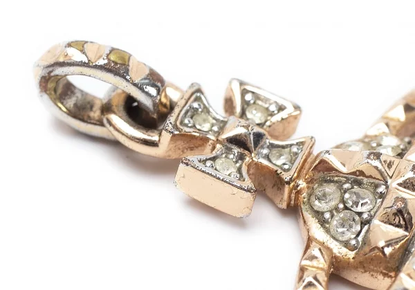 ヴィヴィアンウエストウッドVivienne Westwood メイフェアバスレリーフネックレストップ ピンクゴールド K-119295_002