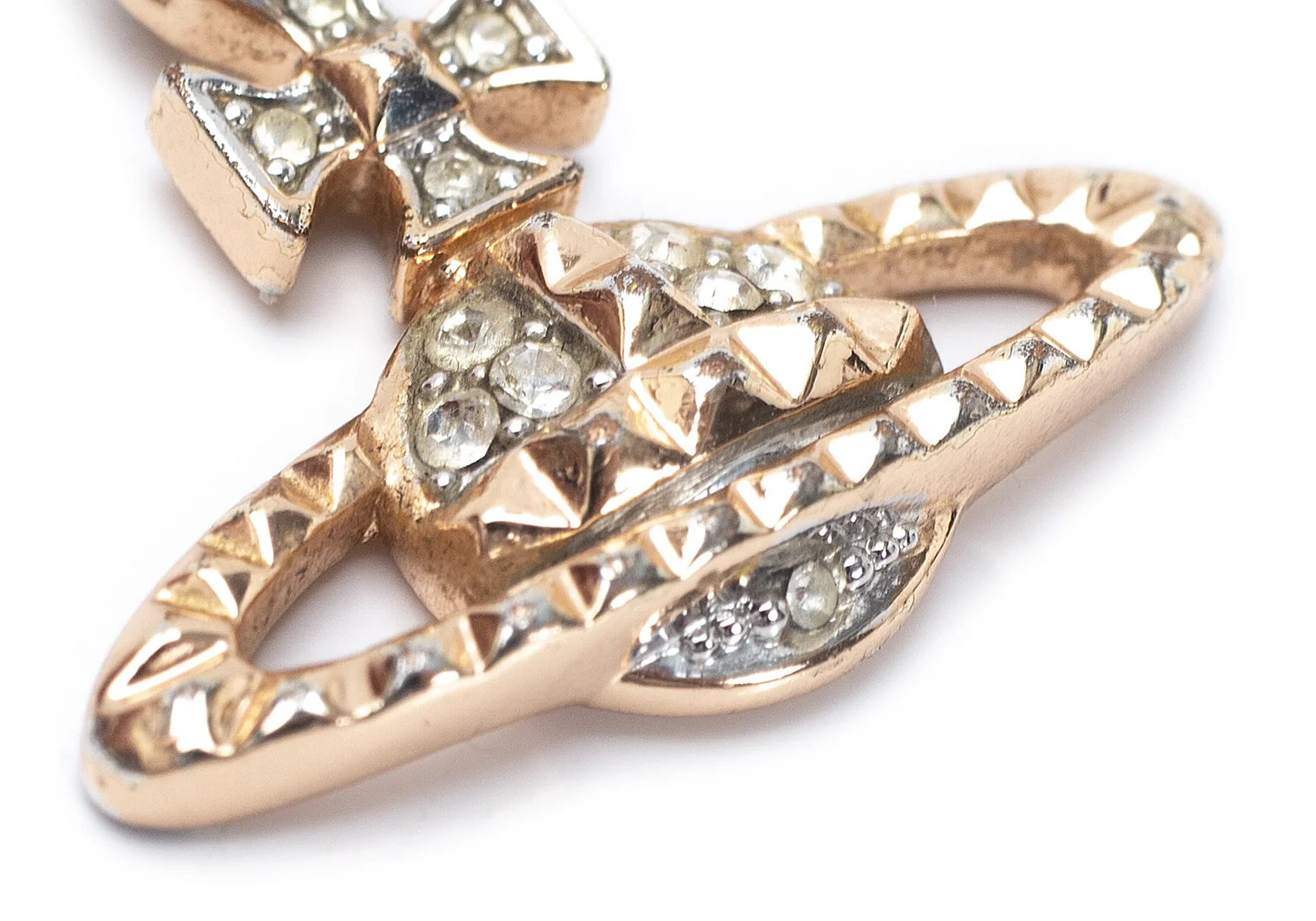 Vivienne Westwood Mayfair Bass Relief Necklace Top Gold (K