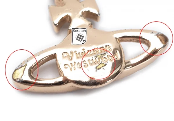 ヴィヴィアンウエストウッドVivienne Westwood メイフェアバスレリーフネックレストップ ピンクゴールド K-119295_005