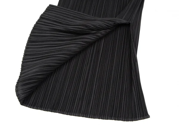プリーツプリーズPLEATS PLEASE プリーツノースリーブマキシワンピース 黒2 K-119297_006