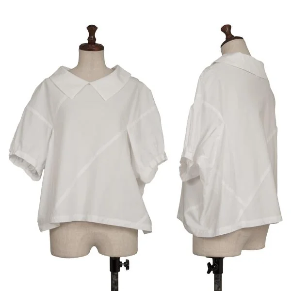 コムコム コムデギャルソンCOMME des GARCONS バイアス切替変形半袖