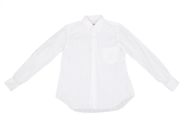 COMME des GARCONS COMME des GARCONS Cotton Embroidered Lace Shirt K-119323_002