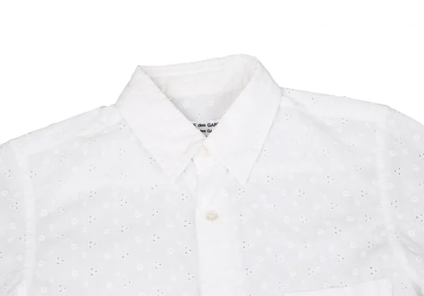 COMME des GARCONS COMME des GARCONS Cotton Embroidered Lace Shirt K-119323_003