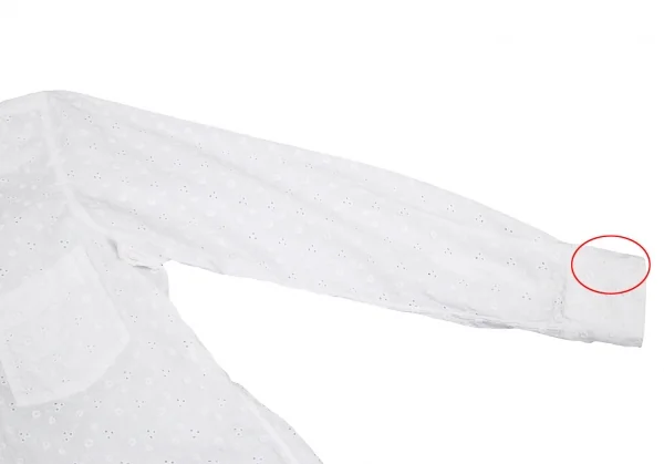 COMME des GARCONS COMME des GARCONS Cotton Embroidered Lace Shirt K-119323_007