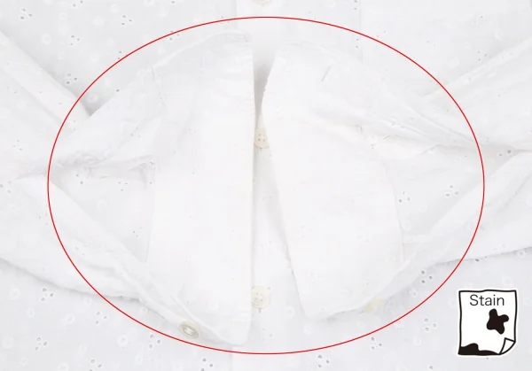 COMME des GARCONS COMME des GARCONS Cotton Embroidered Lace Shirt K-119323_010