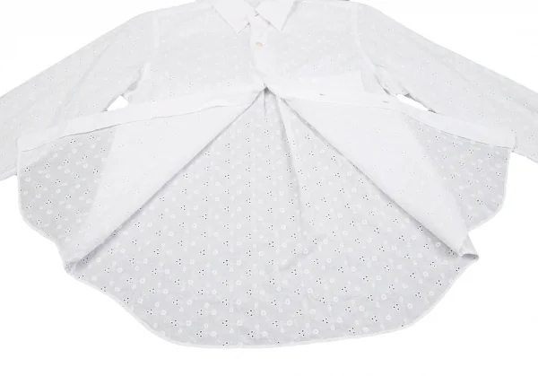 COMME des GARCONS COMME des GARCONS Cotton Embroidered Lace Shirt K-119323_014