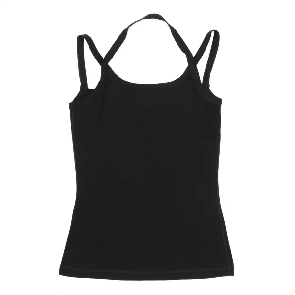 ジャンポールゴルチエ ファムJean Paul GAULTIER FEMME ネックストラップデザインキャミソール 黒40 K-119349_002